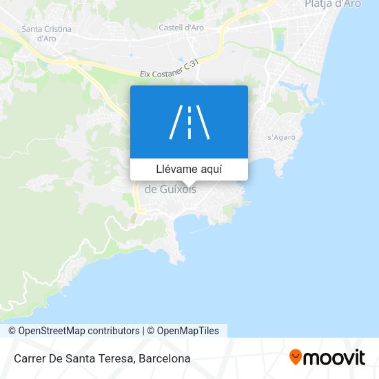 Mapa Carrer De Santa Teresa