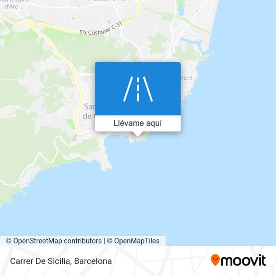 Mapa Carrer De Sicilia