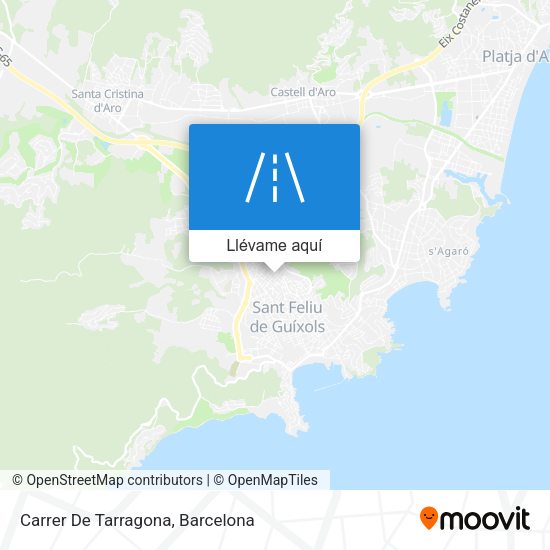 Mapa Carrer De Tarragona