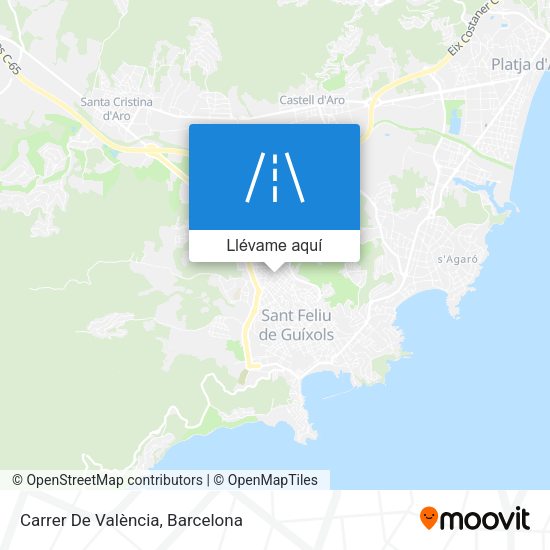 Mapa Carrer De València