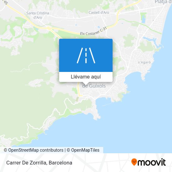 Mapa Carrer De Zorrilla