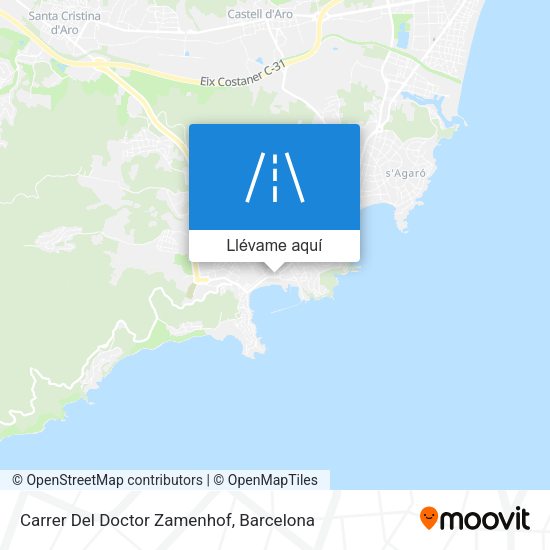 Mapa Carrer Del Doctor Zamenhof