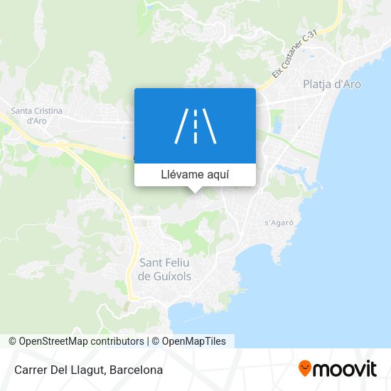 Mapa Carrer Del Llagut