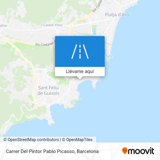 Mapa Carrer Del Pintor Pablo Picasso