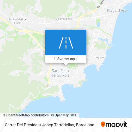Mapa Carrer Del President Josep Tarradellas