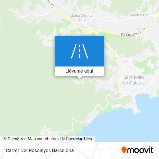 Mapa Carrer Del Rossinyol