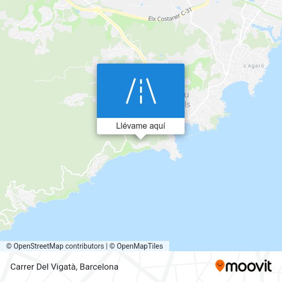 Mapa Carrer Del Vigatà