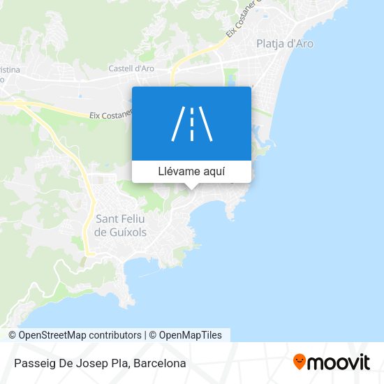Mapa Passeig De Josep Pla
