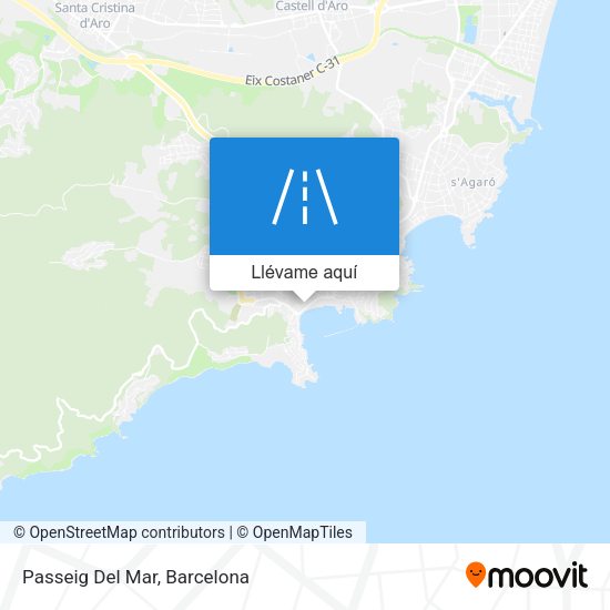 Mapa Passeig Del Mar