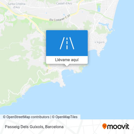 Mapa Passeig Dels Guíxols