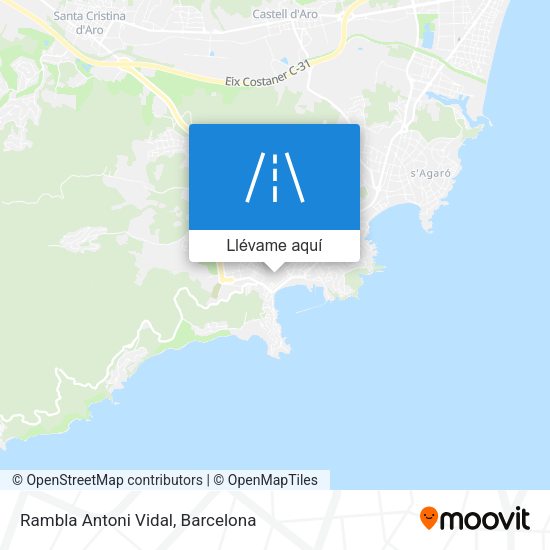 Mapa Rambla Antoni Vidal