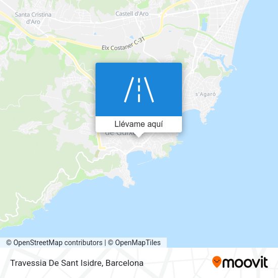 Mapa Travessia De Sant Isidre