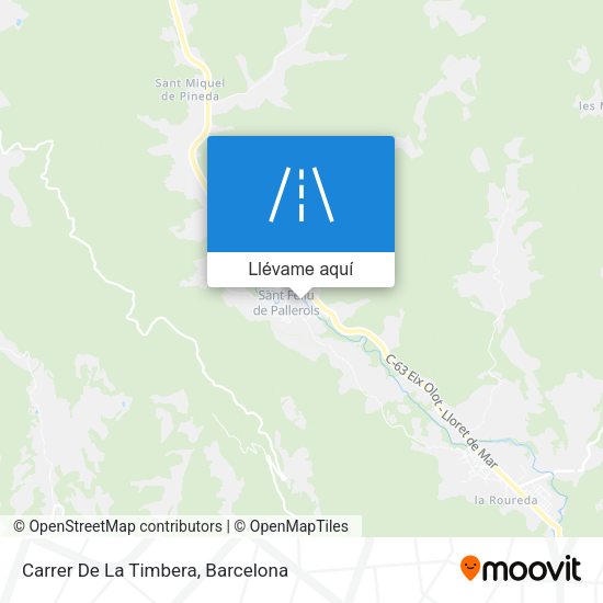 Mapa Carrer De La Timbera