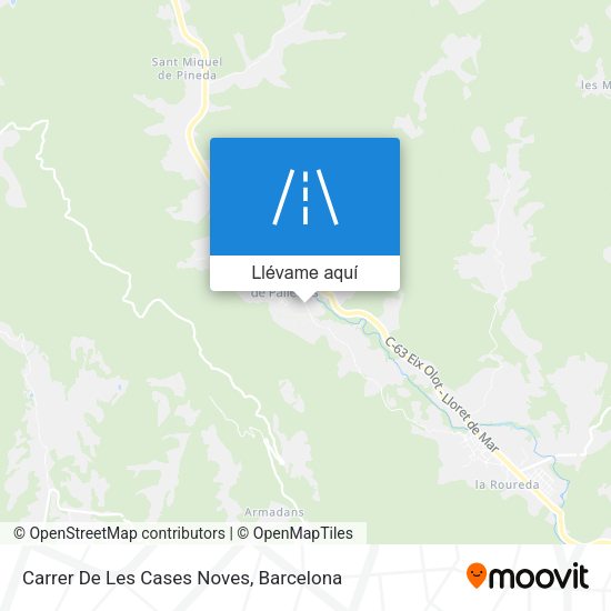 Mapa Carrer De Les Cases Noves