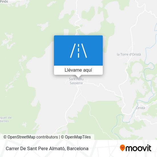 Mapa Carrer De Sant Pere Almató