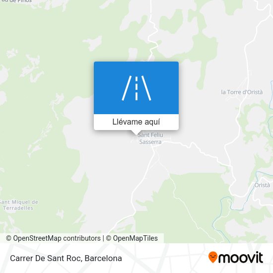 Mapa Carrer De Sant Roc