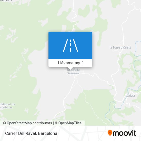 Mapa Carrer Del Raval