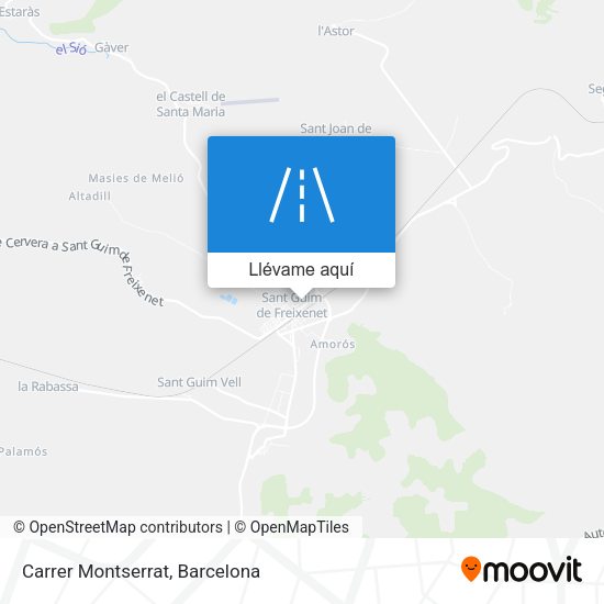 Mapa Carrer Montserrat