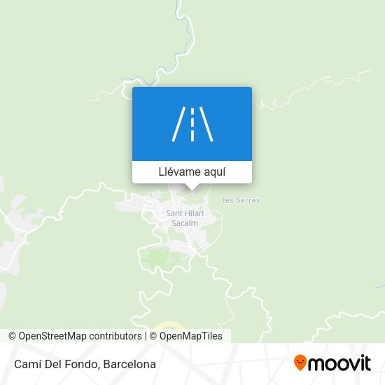 Mapa Camí Del Fondo