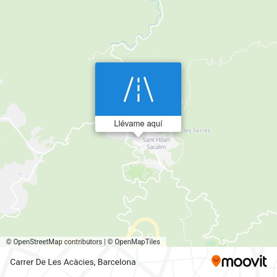Mapa Carrer De Les Acàcies