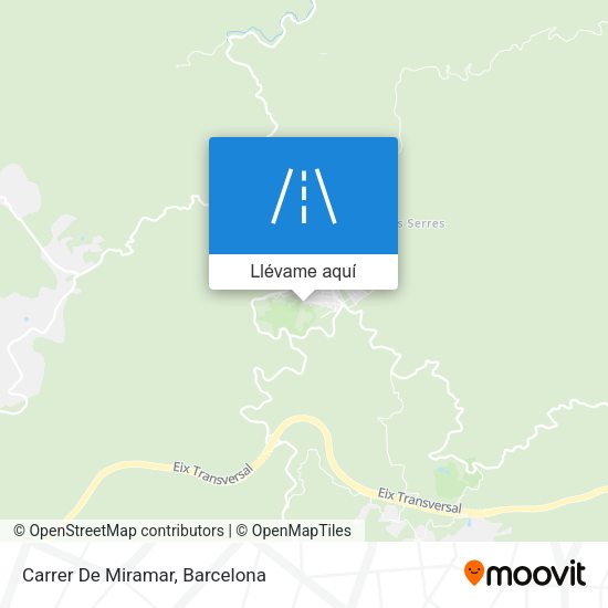 Mapa Carrer De Miramar
