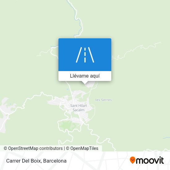 Mapa Carrer Del Boix
