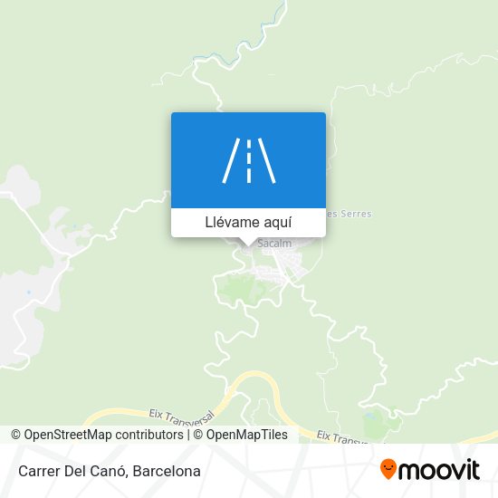 Mapa Carrer Del Canó