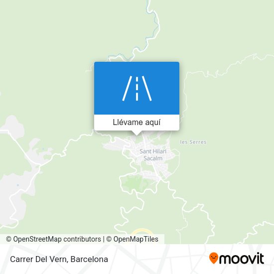 Mapa Carrer Del Vern