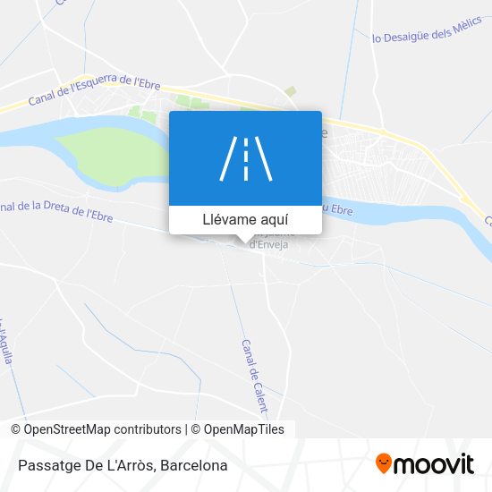 Mapa Passatge De L'Arròs