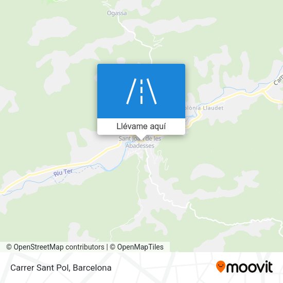 Mapa Carrer Sant Pol