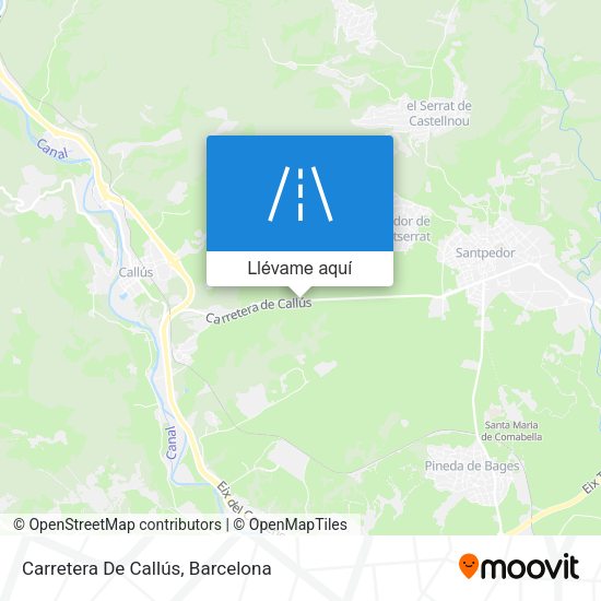 Mapa Carretera De Callús