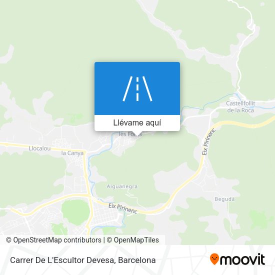 Mapa Carrer De L'Escultor Devesa