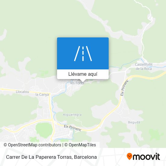 Mapa Carrer De La Paperera Torras