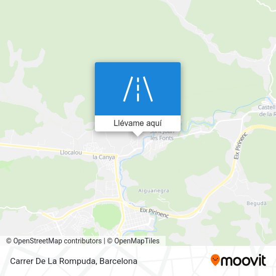 Mapa Carrer De La Rompuda