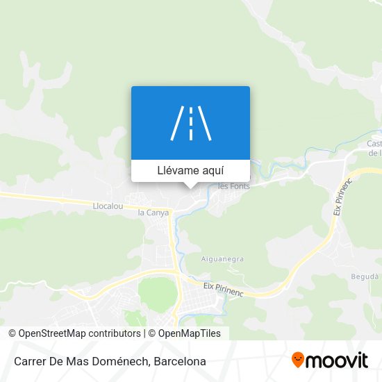 Mapa Carrer De Mas Doménech