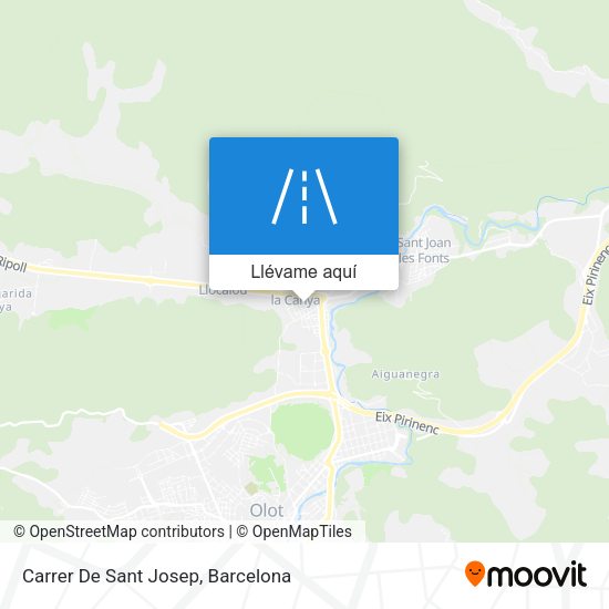 Mapa Carrer De Sant Josep