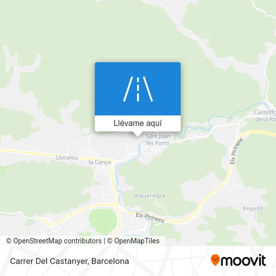 Mapa Carrer Del Castanyer