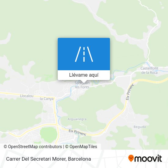 Mapa Carrer Del Secretari Morer