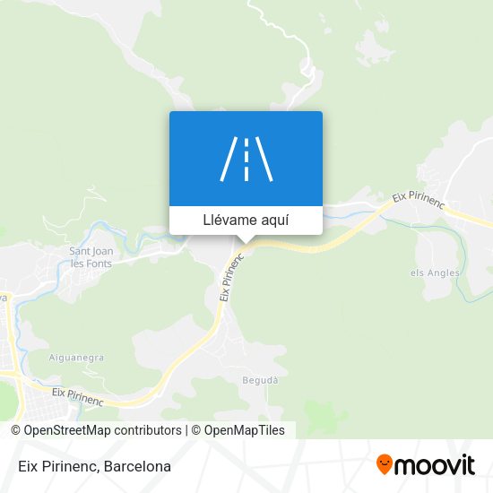 Mapa Eix Pirinenc