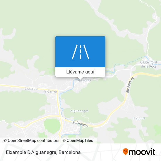 Mapa Eixample D'Aiguanegra