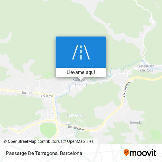 Mapa Passatge De Tarragona