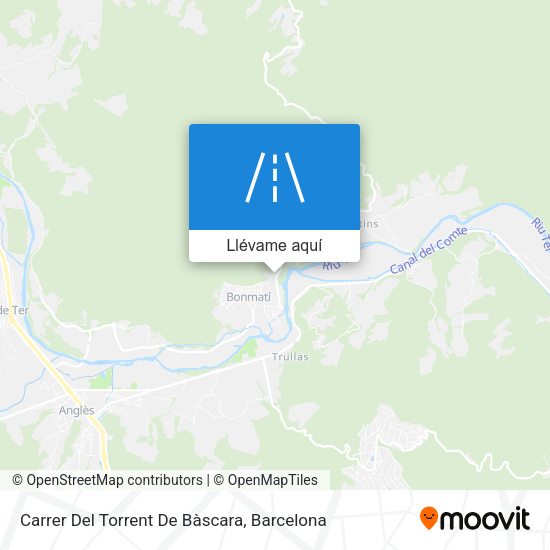 Mapa Carrer Del Torrent De Bàscara