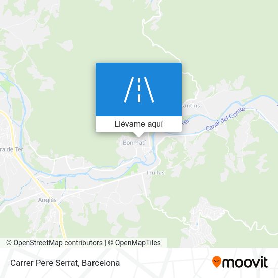 Mapa Carrer Pere Serrat