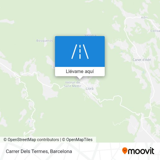 Mapa Carrer Dels Termes