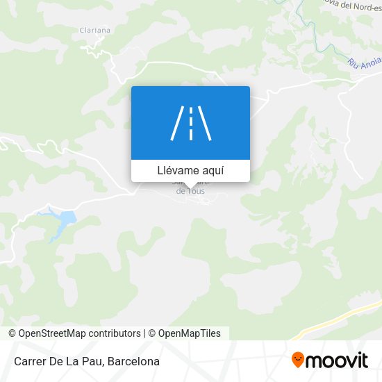 Mapa Carrer De La Pau
