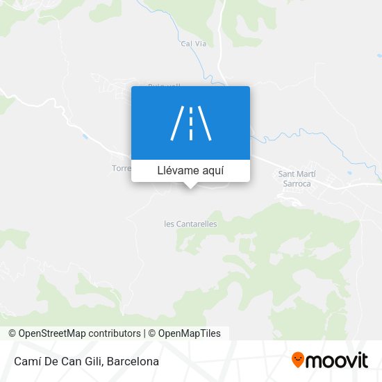 Mapa Camí De Can Gili