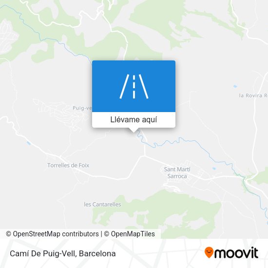 Mapa Camí De Puig-Vell