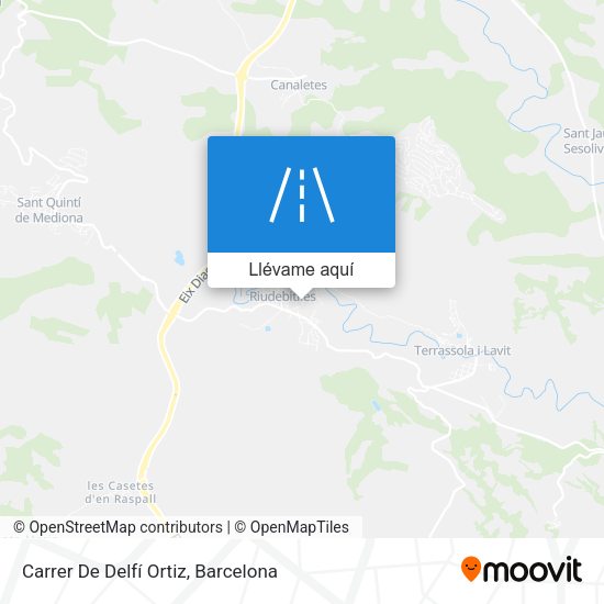 Mapa Carrer De Delfí Ortiz