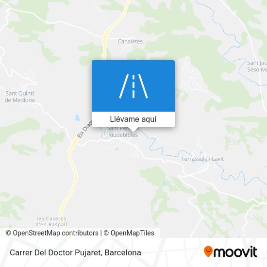 Mapa Carrer Del Doctor Pujaret