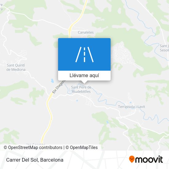Mapa Carrer Del Sol